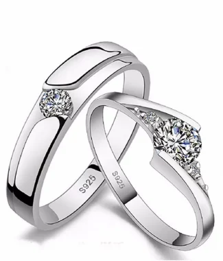 23 kinds lover rings Endless Love Engagement Wedding Couple Rings Aneis Mens Jewelry Commitment Rings silver color jewelry