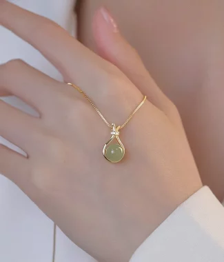 Alternative view of Sexy Simple Lucky Bag Chains Stone Clavicle Gothic Jewelry Women Pendant Choker Necklace Girl Valentine's Day Gift